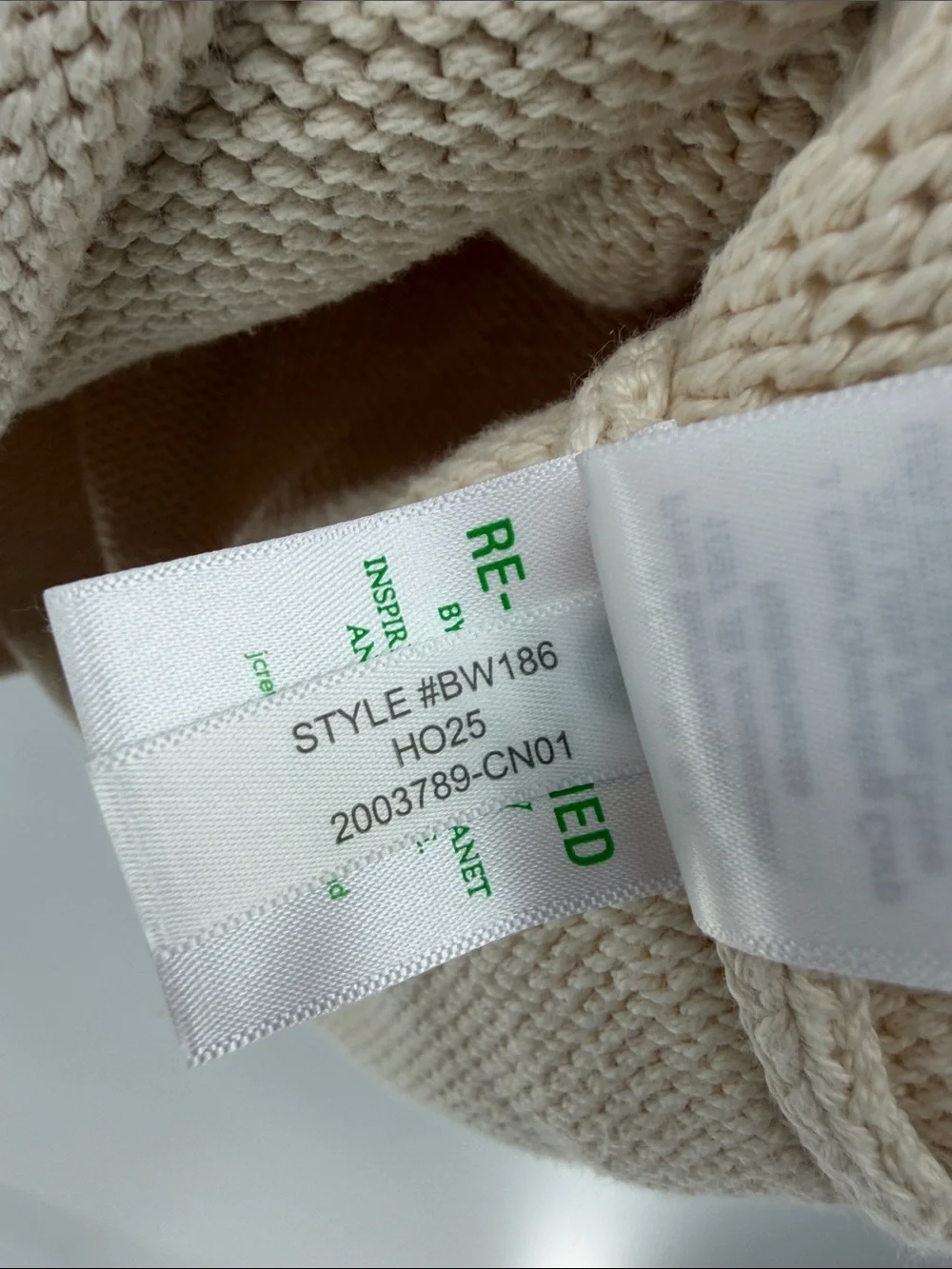 J. Crew Men's 1988 Rollneck™ sweater in cotton - Mountain White - Small